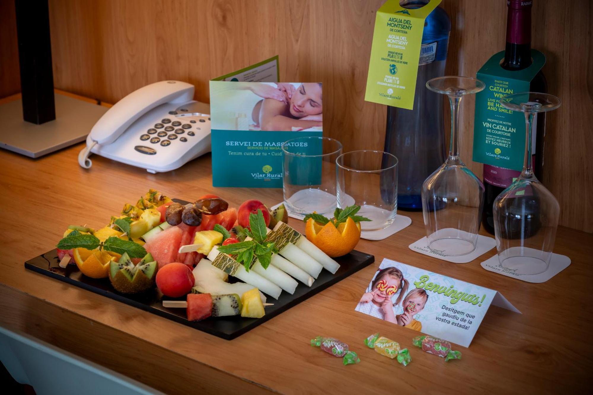 Vilar Rural De Sant Hilari Sacalm By Serhs Hotels Bilik gambar